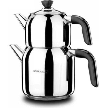 KORKMAZ Kappa Siyah Çaydanlık Takımı 2 lt A078-01