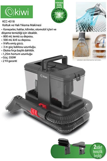 Kiwi Koltuk ve Halı Yıkama Makinesi Kcc-4318