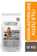 LaVital La Vital Sterilesed Kuzu Etli Kısırlaştırılmış Yetişkin Kedi Maması 12 KG