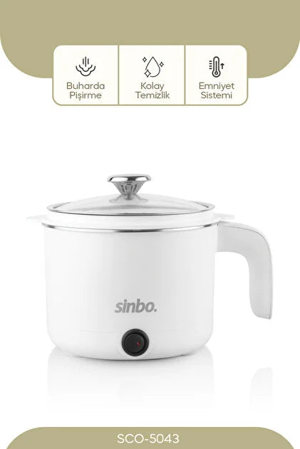 Sinbo Sco-5043 Çok Fonksiyonlu Buharlı Pişirici