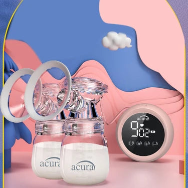 Acura AC-3010 Şarjlı, LCD Ekranlı, Biberon Özellikli Göğüs Pompası